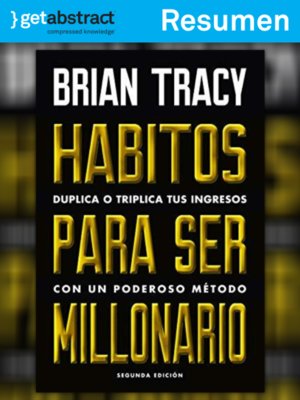 cover image of Hábitos para ser millonario (resumen)